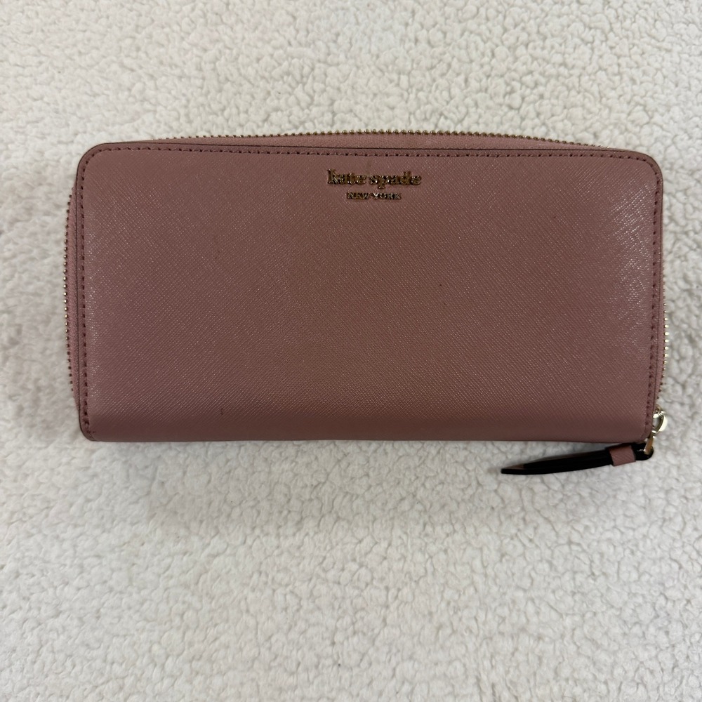 Kate Spade Zip Wallet Mauve Pink